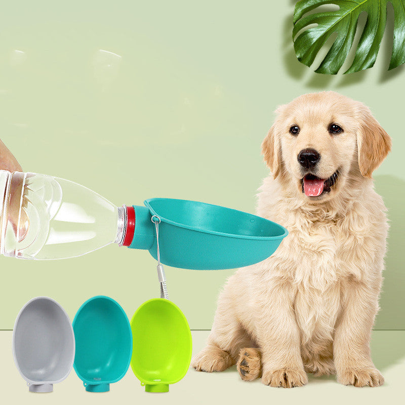 Dog Drinking Bowl Outdoor Water Feeding Pets Products
